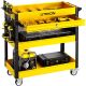 LITEKON 29 in. 400 lbs. Tool Storage Tool Cart With 1-Drawer on Wheels Yellow