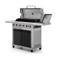 PHI VILLA 6-Burner Propane Gas Grill and Griddle Combo with Side Burner