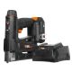 WEN 20V Max Cordless 2-in-1 5/8 in. 18-Gauge Brad Nailer & T50 Crown Stapler w/ 2. 0Ah Battery and Charger (20539)