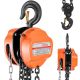 SKYSHALO Hand Chain Hoist, 6600 lbs. Heavy Duty Pulley Hoist with G80 Galvanized Chain, 20 ft. Height, Orange, 2025 update
