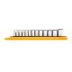 GEARWRENCH 1/4 in. Drive 6-Point Metric Hi-Viz Socket Set (13-Piece)
