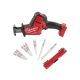 Milwaukee M18 FUEL 18V Lithium-Ion Brushless Cordless HACKZALL Reciprocating Saw with SAWZALL Bi-Metal Blade Set (10-Piece)
