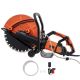 SKYSHALO 16 in. Electric Concrete Saw 3200W 6 in. Depth Wet Cutter for Stone, 32 x 9 in. Concrete Cutter with Aluminum Handle