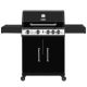 Royal Gourmet 4+1 Burner Propane Gas Grill, Cabinet Style, 49,000 BTU, Black