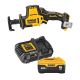 DEWALT ATOMIC 20-Volt MAX Lithium-Ion Cordless Brushless Compact Reciprocating Saw w/20-Volt MAX 6.0Ah Battery Pack and Charger