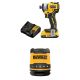 DEWALT ATOMIC 20V MAX Lithium-Ion Brushless Cordless Compact 1/4 in. Impact Driver & Bluetooth Speaker w/ 2Ah Battery & Charger