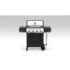 Duro 4-Burner Propane Gas Grill in Black and Stainless Steel