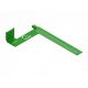 Kiwi Vision Morgan Square 12 in. Green Aluminum Carpenter's Square with Wide Tape Measure Mount and Centerline Marking, 1-Pack