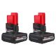 Milwaukee M12 12-Volt Lithium-Ion XC High Output 5 Ah Battery (2-Pack)