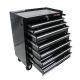 Busdays 24.2 in. 7 DRAWERS MULTIFUNCTIONAL Tool Cart WITH WHEELS-BLACK