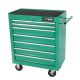 Busdays 24.2 in. 7 DRAWERS MULTIFUNCTIONAL Tool Cart WITH WHEELS-GREEN