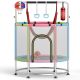 Gymax 6-in-1 Kids Trampoline Combo 55 in. Toddler Play Activity Center w/Hammock Pink