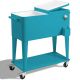 Karl home 80 qt. Food and Beverage Hard-Side Patio Cooler Teal