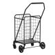 Damodpoy 19.5 in. Tool Cart, Extra Large Foldable Shopping Tool Cart with Dual Basket, Liner, Shelf, 360¬∞ Rolling Swivel Wheels