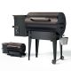 KingChii 456 sq. in. Wood Pellet Grill in Bronze with Auto Temperature Control and Folding Legs