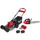 Milwaukee M18 FUEL 14 in. Top Handle 18V Lithium-Ion Brushless Cordless Battery Chainsaw & M18 FUEL 21 in. Dual Battery Mower Kit