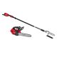 Milwaukee M18 FUEL 10 in 18V Lithium-Ion Brushless Cordless Battery Telescoping Pole Saw w/14 in Top Handle Chainsaw (2-Tool)