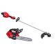 Milwaukee M18 FUEL 18V Brushless Cordless 17 in. Dual Battery Straight Shaft String Trimmer w/14 in. Top Handle Chainsaw (2-Tool)
