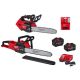 Milwaukee M18 FUEL 14 in Top Handle 18V Brushless Cordless Battery Chainsaw w 16 in Chainsaw, 12.0 & 8.0 Ah FORGE Battery, Charger