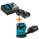 Makita 18V LXT Battery and Rapid Optimum Charger Starter Pack (4.0Ah) w/ bonus 18V LXT 5 in. Variable Speed Random Orbit Sander