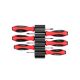 TEKTON Torx Screwdriver Set with Modular Organizers-4 Inch Shanks, 6-Piece (T10-T30)