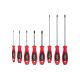 TEKTON Phillips Screwdriver Set-4,8 in. Shanks, 8-Piece (#0-#4)