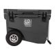 RovR RollR 60 qt. Wheeled Hard Cooler with Tow Handle (GRANITE)