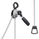 SKYSHALO Manual Lever Chain Hoist 0. 5T (1100 lbs.), Heavy-Duty Come Along, 20 ft. G80 Chain, Dual Pawl Brake, 360¬∞ Hooks