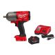 Milwaukee M18 FUEL ONE-KEY 18V Lith-Ion Brushless Cordless 1/2 in. Impact Wrench w/ Friction Ring w/ FORGE 8.0Ah Battery & Charger