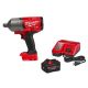 Milwaukee M18 FUEL ONE-KEY 18V Lith-Ion Brushless Cordless 3/4 in. Impact Wrench w/ Friction Ring w/ FORGE 8.0Ah Battery & Charger