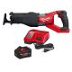 Milwaukee M18 FUEL 18V Lith-Ion Brushless Cordless Super SAWZALL Orbital Reciprocating Saw w/ FORGE 8. 0Ah Battery & Charger