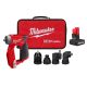 Milwaukee M12 FUEL 12V Lithium-Ion Brushless Cordless 4-in-1 Installation 3/8 in. Drill Driver with XC HO 5.0 Ah Battery Pack