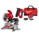 Milwaukee M18 FUEL 18V Lithium-Ion Brushless Cordless 12 in. Dual Bevel Sliding Compound Miter Saw w/ Brad Nailer Kit