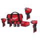 Milwaukee M12 12-Volt Lithium-Ion Brushless Cordless Subcompact Drill and Impact Driver Combo Kit with Die Grinder (4-Tool)