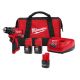 Milwaukee M12 12-Volt Lithium-Ion Brushless Cordless Subcompact Brushless Drill Driver Kit with CP High Output 2.5 Ah Battery Pack