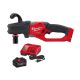 Milwaukee M18 FUEL 18V Lith-Ion Brushless Cordless Hole Hawg 7/16 in. Right Angle Drill w/ FORGE 8. 0Ah Battery & Charger