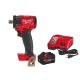 Milwaukee M18 FUEL GEN-3 18V Lith-Ion Brushless Cordless 1/2 in. Compact Impact Wrench w/ FORGE 8. 0Ah Battery & Charger