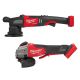 Milwaukee M18 FUEL18V Lith-Ion Brushless Cordless 15MM DA Polisher w/ 4-1/2 in. /5 in. Grinder w/ Variable Speed & Paddle Switch