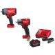 Milwaukee M18 FUEL 18V Lithium-Ion Cordless 1/2 in. Impact Wrench w/ 1/2 in. Mid Torque Impact Wrench, 8.0 Battery, & Charger