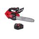 Milwaukee M18 FUEL 14 in. 18V Brushless Cordless Battery Powered Top Handle Chainsaw with 5.0 Ah Battery