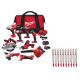 Milwaukee M18 18-Volt Lithium-Ion Cordless Combo Kit 9-Tool with 2-Batteries, Charger and Tool Bag w/ Wrecker SAWZALL Blades