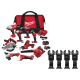 Milwaukee M18 18-Volt Lithium-Ion Cordless Combo Kit 9-Tool with 2-Batteries, Charger and Tool Bag w/ Bi-Metal SAWZALL Blades