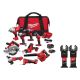 Milwaukee M18 18-Volt Lithium-Ion Cordless Combo Kit 9-Tool with 2-Batteries, Charger and Tool Bag w/ Nitrus SAWZALL Blades