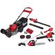 Milwaukee M18 FUEL 21 in Dual Battery Self-Propelled Mower w Blower, String Trimmer, Top Handle Chainsaw, (2) Batteries, Charger