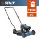 Senix 20 in. 144cc 4-Cycle Gas Push Lawn Mower with Side Discharge