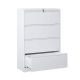 Damodpoy 15.75 in. W 4 Drawer Metal File Cabinet with Lock, White Filing Cabinets, Tool Chests