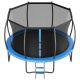 SKYSHALO 14 ft. Outdoor Trampoline, ASTM Approved with Net and Thick Pad, 450 lbs. Capacity, Anti-Rust for Kids and Adults