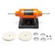 VEVOR 1/2HP Bench Buffer Polisher, 6 in. Bench Polishing Buffing Machine, 3450RPM Single Speed Benchtop Polisher