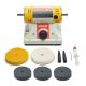 VEVOR Bench Buffer Polisher 1/2HP Polishing and Buffing Machine, 0 to 8000RPM Benchtop Polisher w/ 2-Pieces 4 in. Cotton Wheel