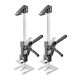 VEVOR Labor Saving Arm Jack, 2-Pieces 330 lbs. Bearing Capacity, Lifting Up to 9.8 in. Metal Hand Lifting Jack Tool, Black